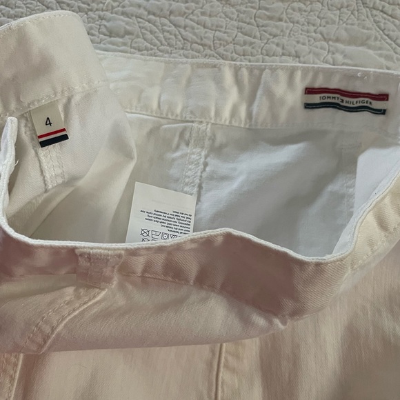 Tommy Hilfiger White Denim Skirt Size 4 - Picture 3 of 3